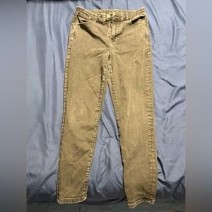 American eagle green gray skinny jeans